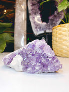 Amethyst Cluster w/ Dogtooth Calcite