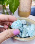 AAA Larimar Tumbled Stones