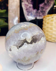 Amethyst Agate Sphere - Large