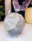 Amethyst Agate Sphere - Large