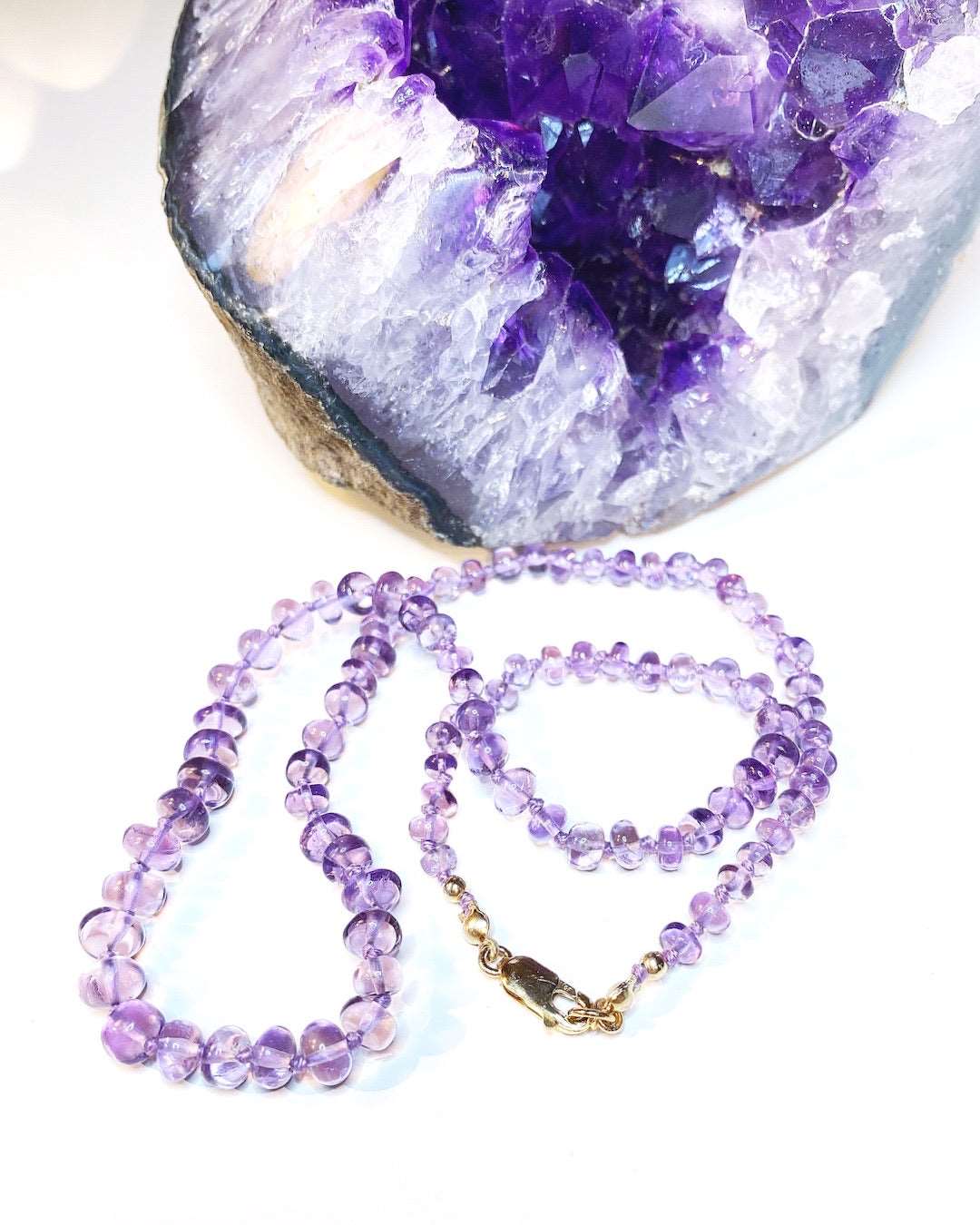 Amethyst Candy Necklace