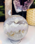 Amethyst Agate Sphere - Large