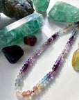 Rainbow Fluorite Candy Necklace