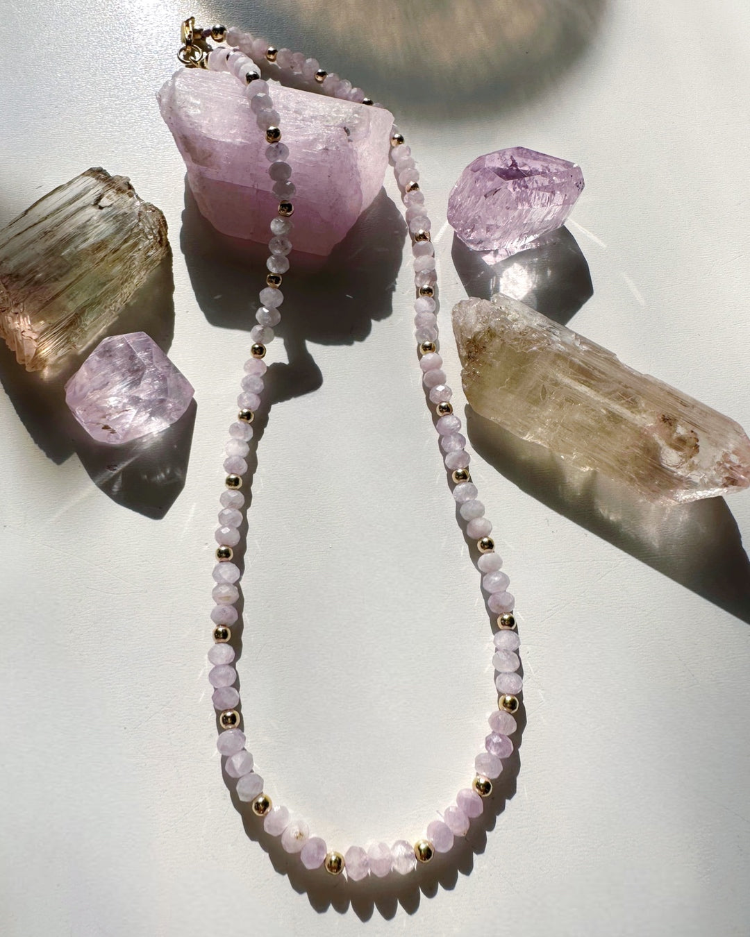 Kunzite Candy Necklace - Baltic Mermaid