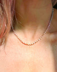 Morganite & Aquamarine Candy Necklace