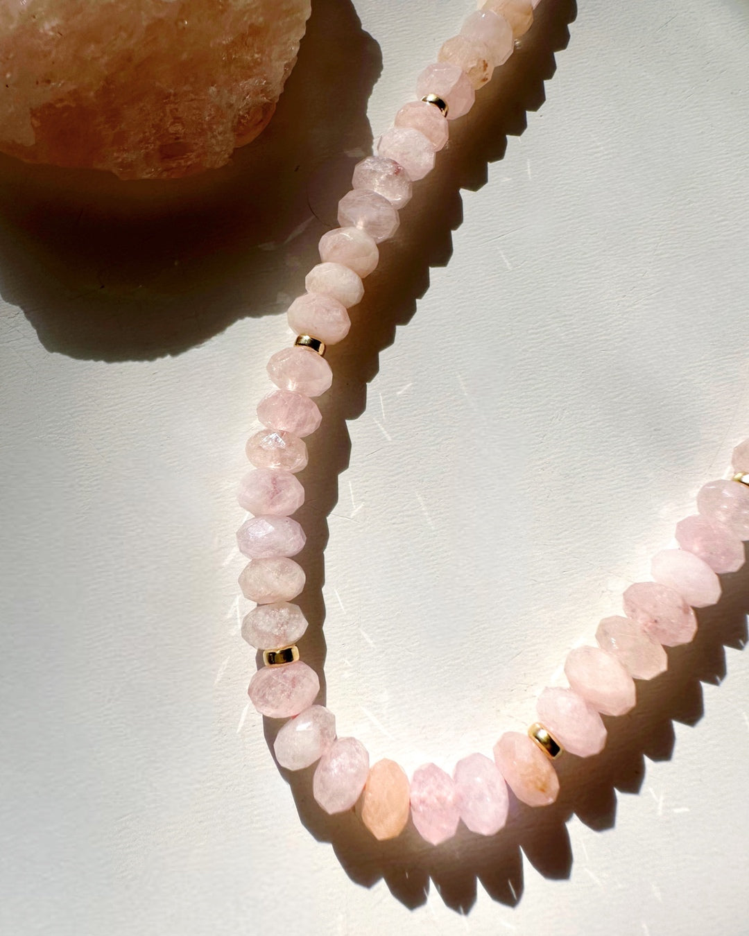 Morganite Candy Necklace