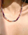 Rainbow Fluorite Candy Necklace