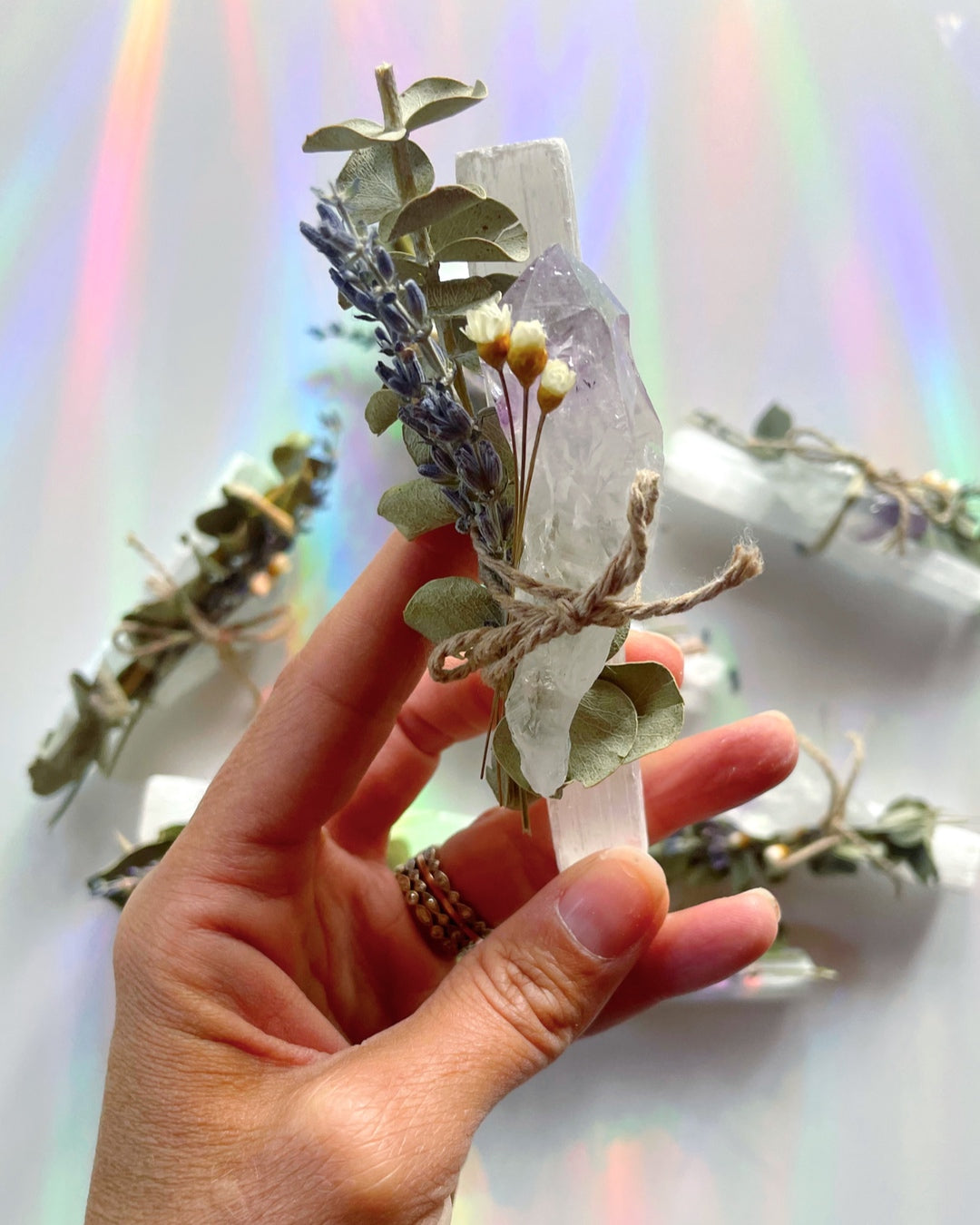 Amethyst & Selenite Bundle - Baltic Mermaid