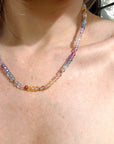 Rainbow Fluorite Candy Necklace - RTS