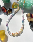 Rainbow Fluorite Candy Necklace - RTS