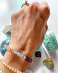 Rainbow Fluorite Candy Bracelet - RTS