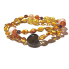 Indian Summer Baltic Amber Bracelet Set - Baltic Mermaid