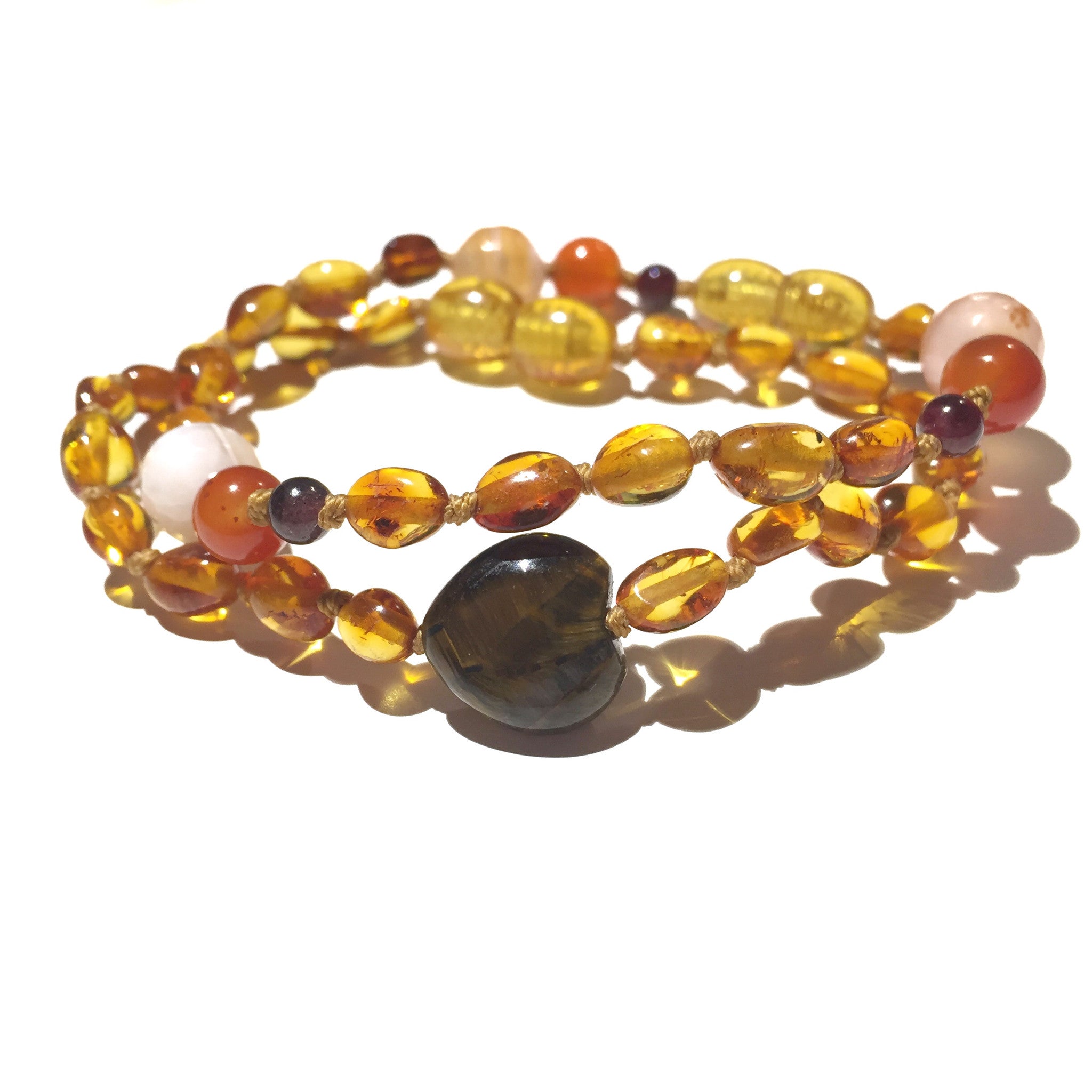 Indian Summer Baltic Amber Bracelet Set - Baltic Mermaid