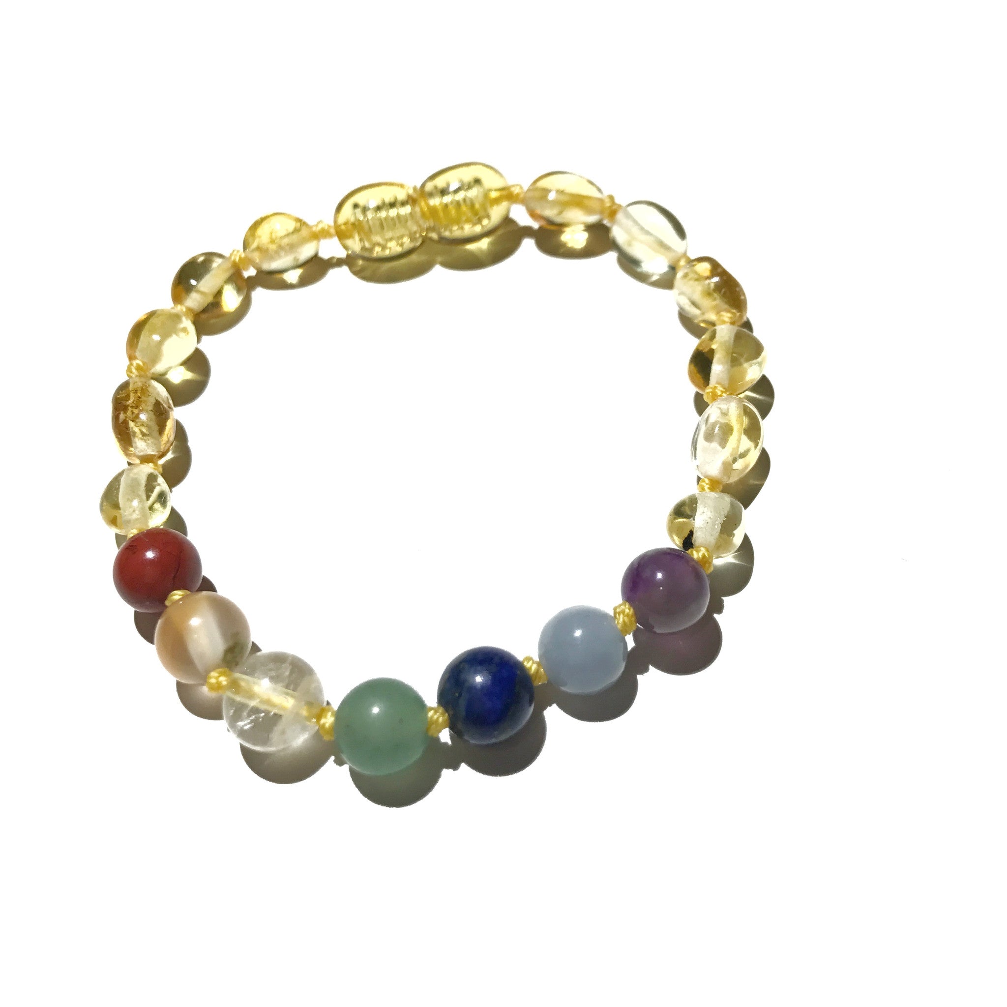 Chakra Baltic Amber Bracelet - Baltic Mermaid
