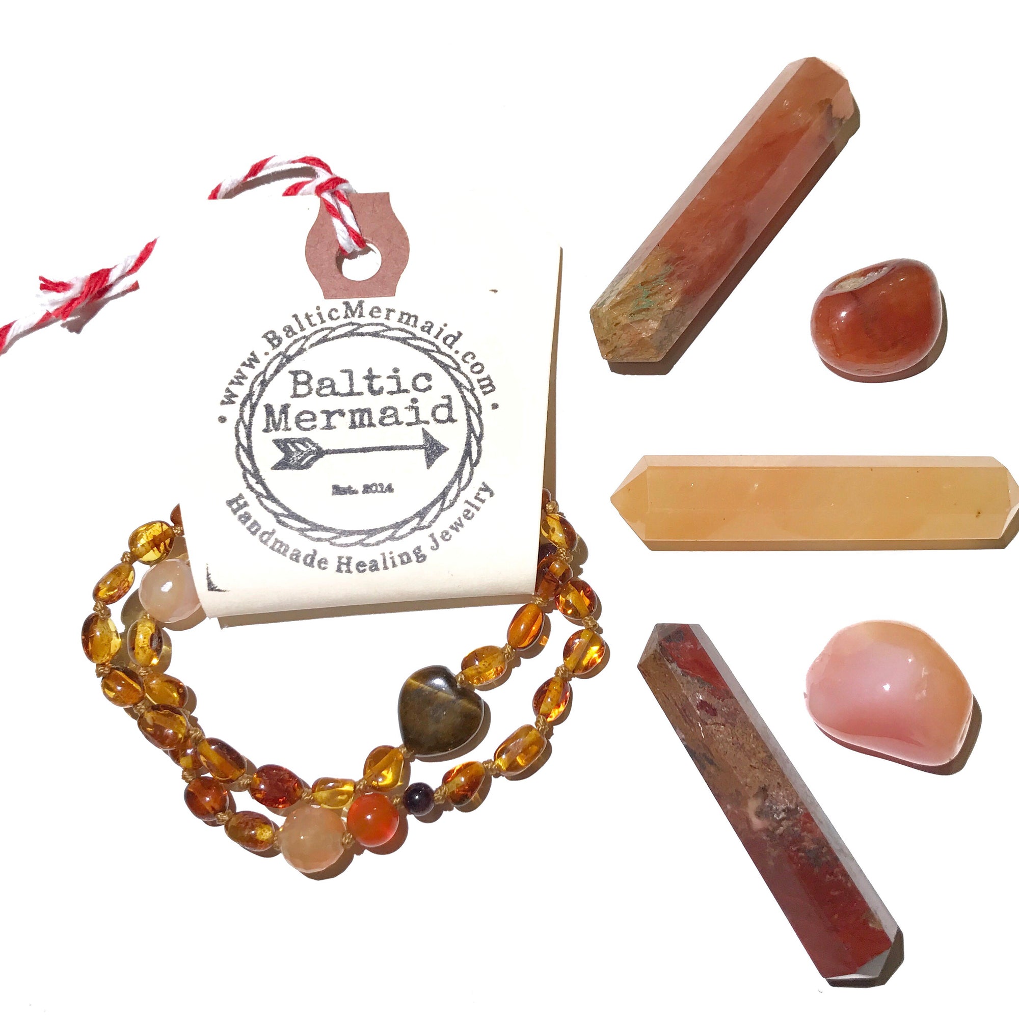 Indian Summer Baltic Amber Bracelet Set