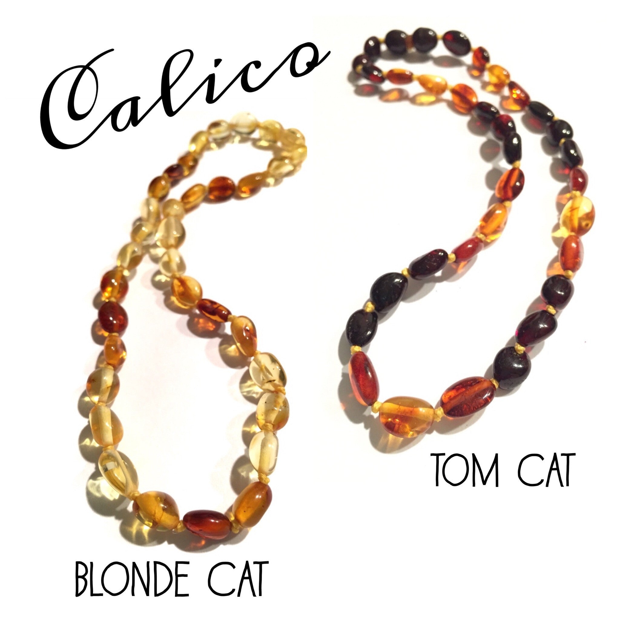 Calico Necklace - Baltic Mermaid