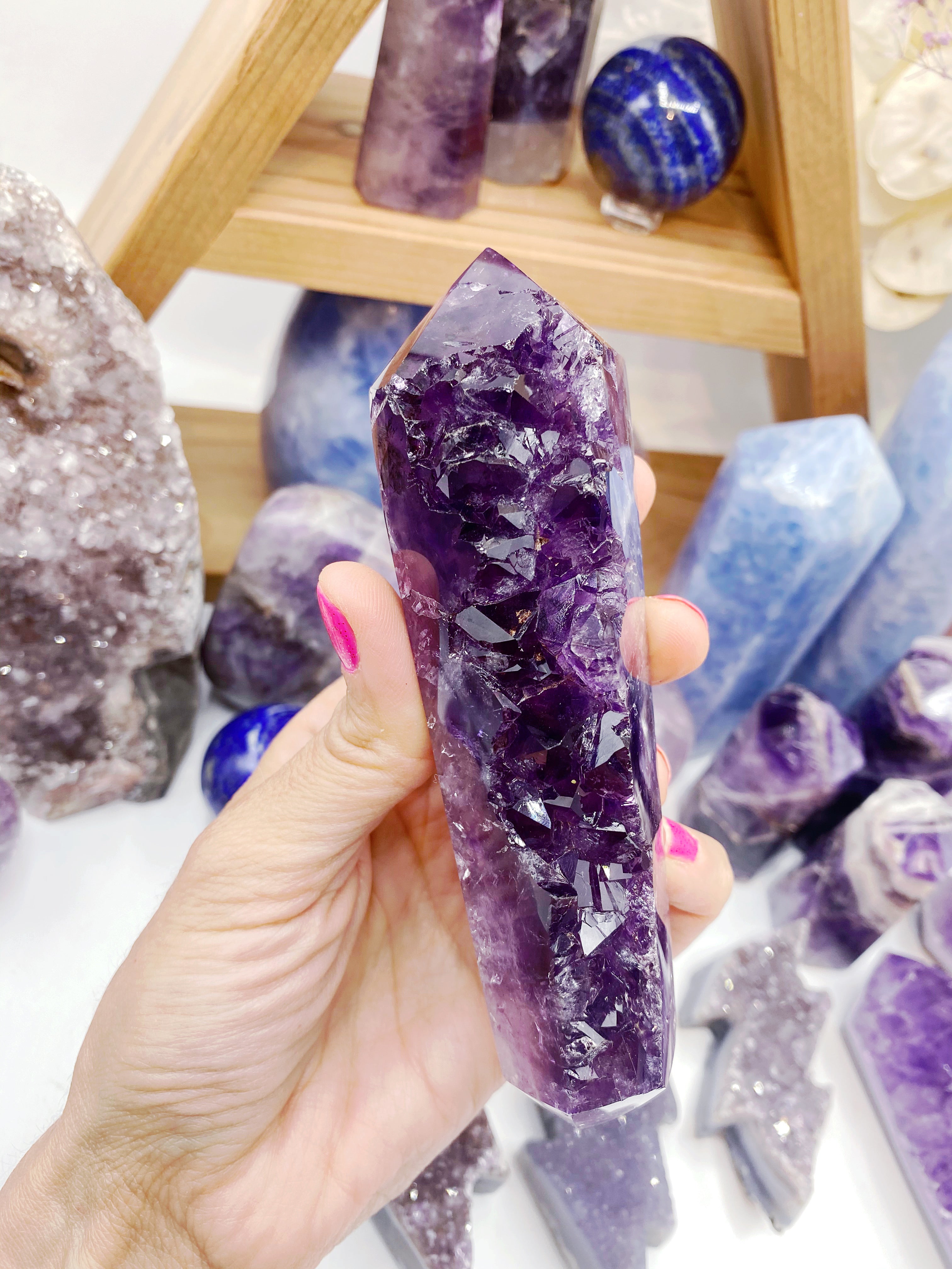 DT Amethyst Cluster Point - Baltic Mermaid