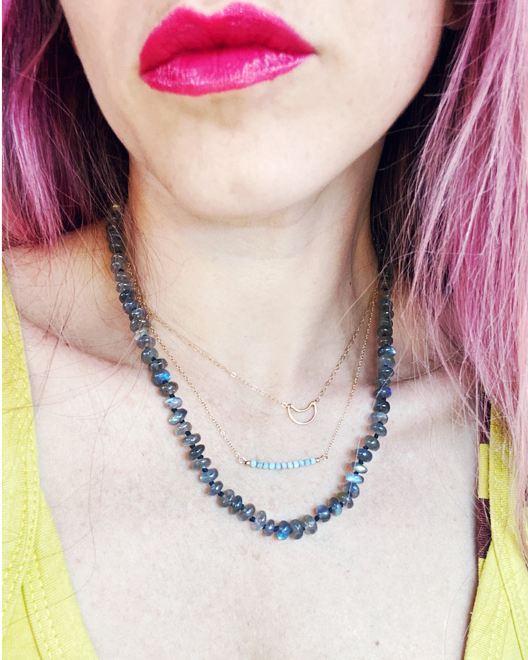 Labradorite Candy Necklace - RTS