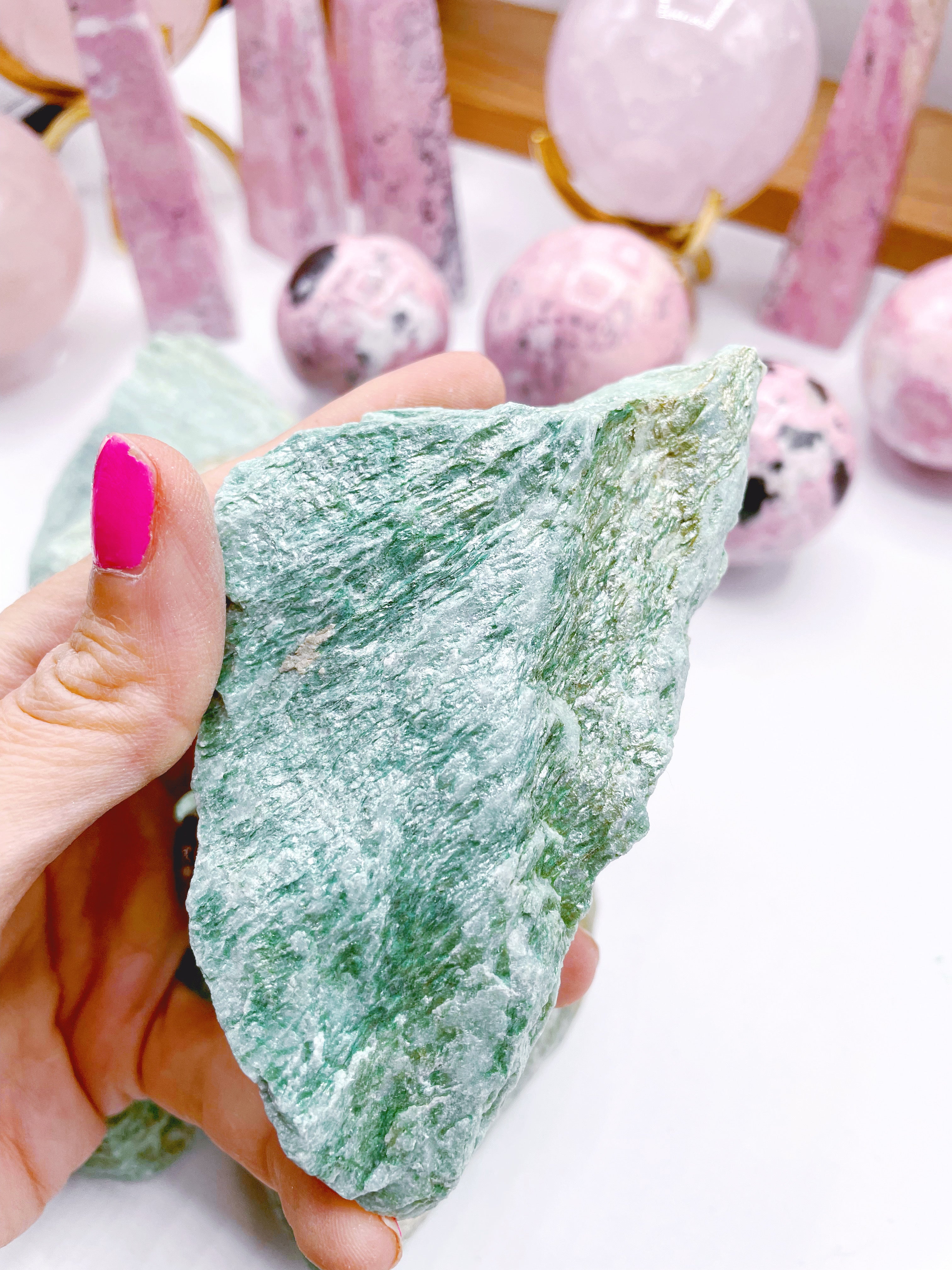 Raw Fuchsite - Baltic Mermaid