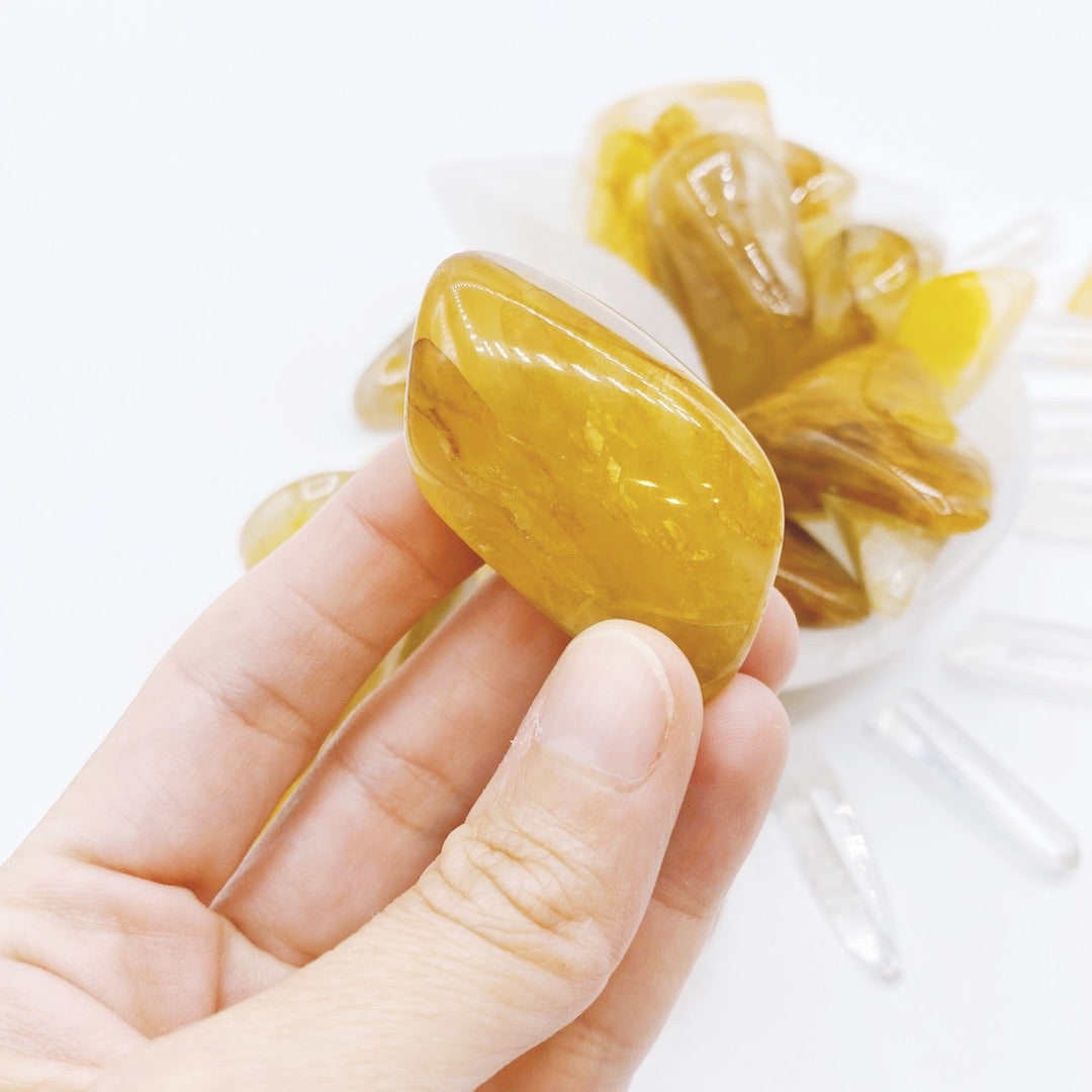 Golden Healer Quartz Tumbled Stones