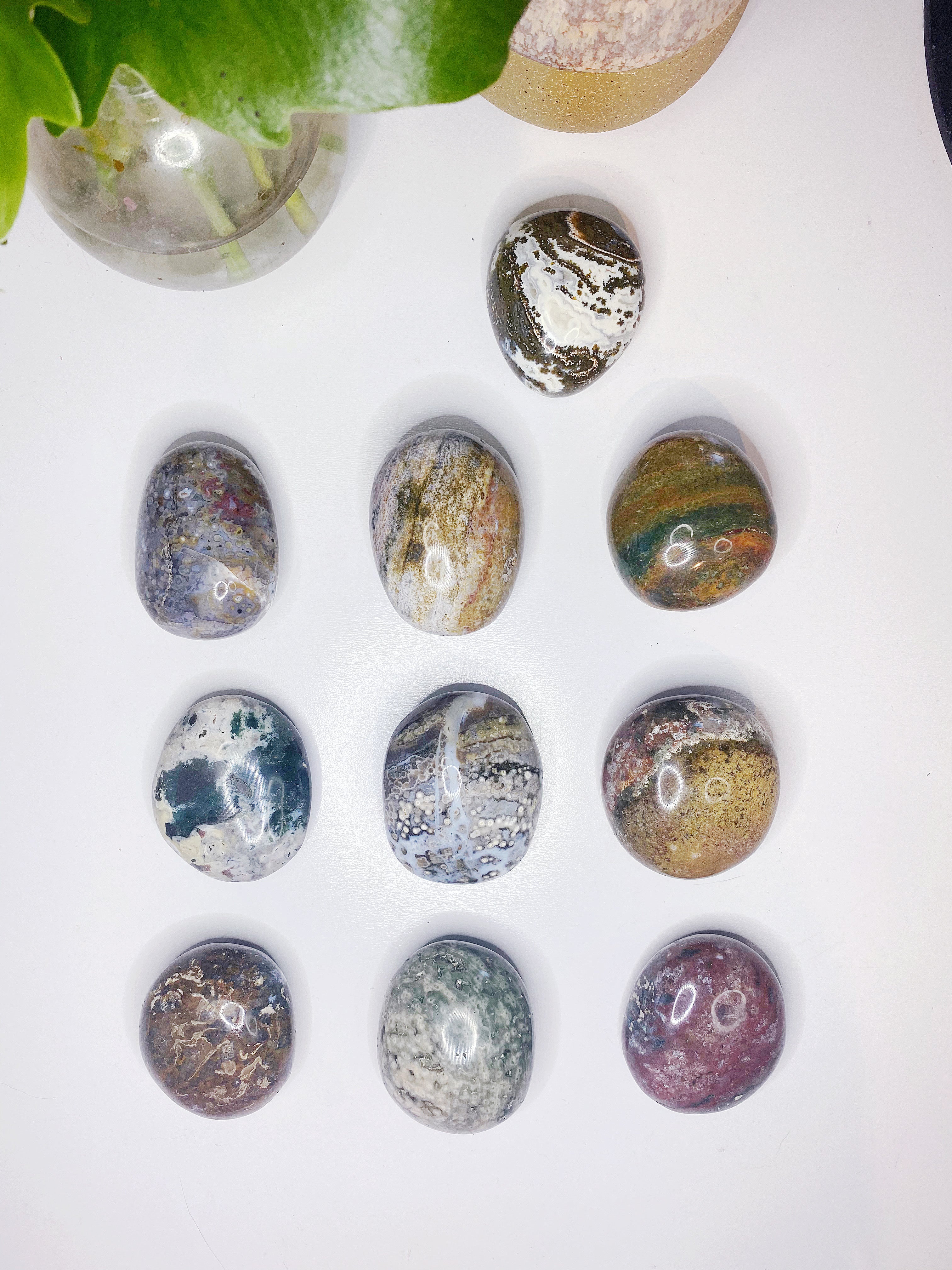 Ocean Jasper Palm Stones - Small - Baltic Mermaid