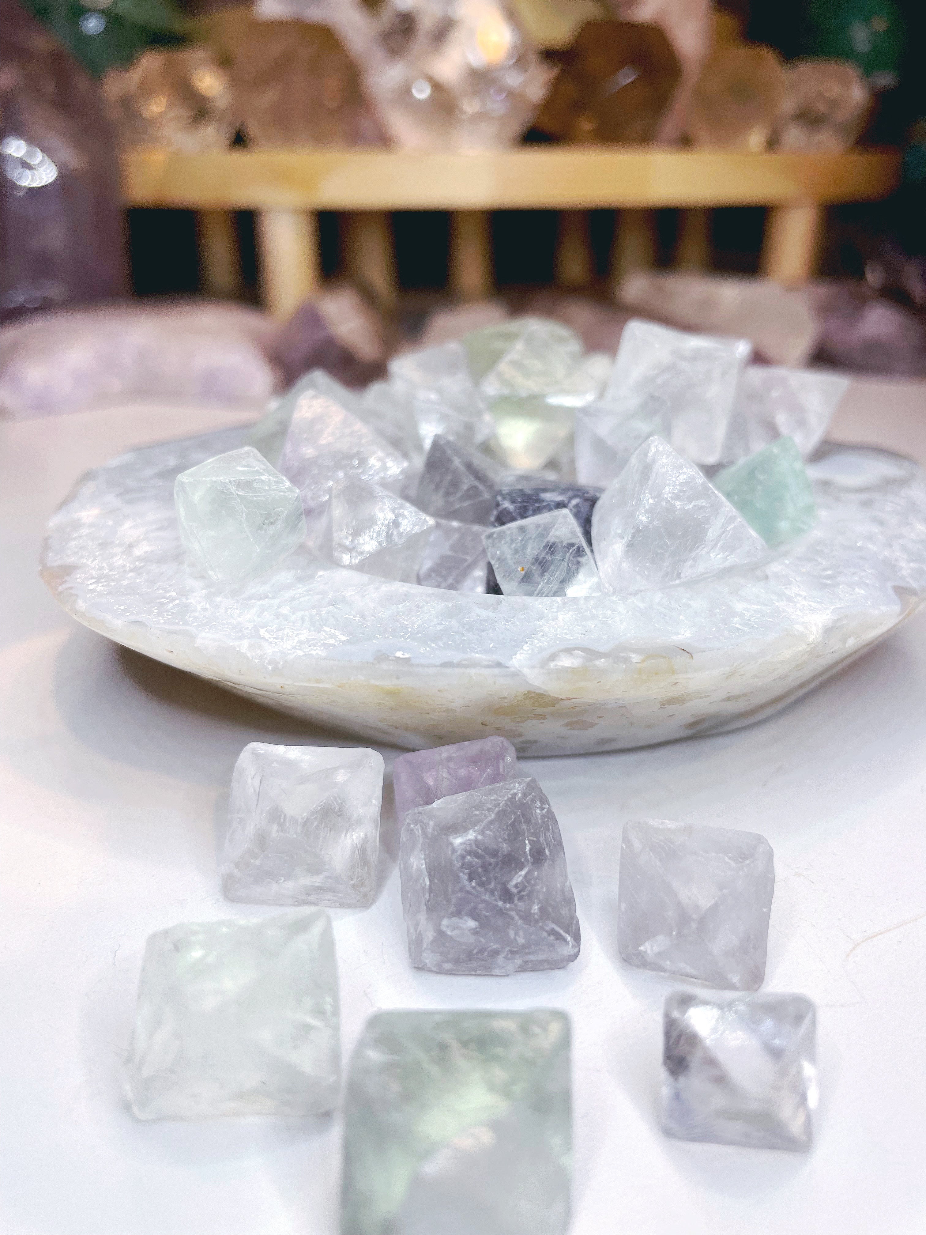 Lil Fluorite Octahedron - Baltic Mermaid