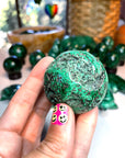 Malachite Carved Sphere