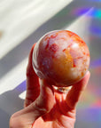 Flower Agate Sphere