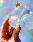 Lil Clear Optic Calcite Spheres - AAA