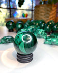 Malachite Carved Sphere