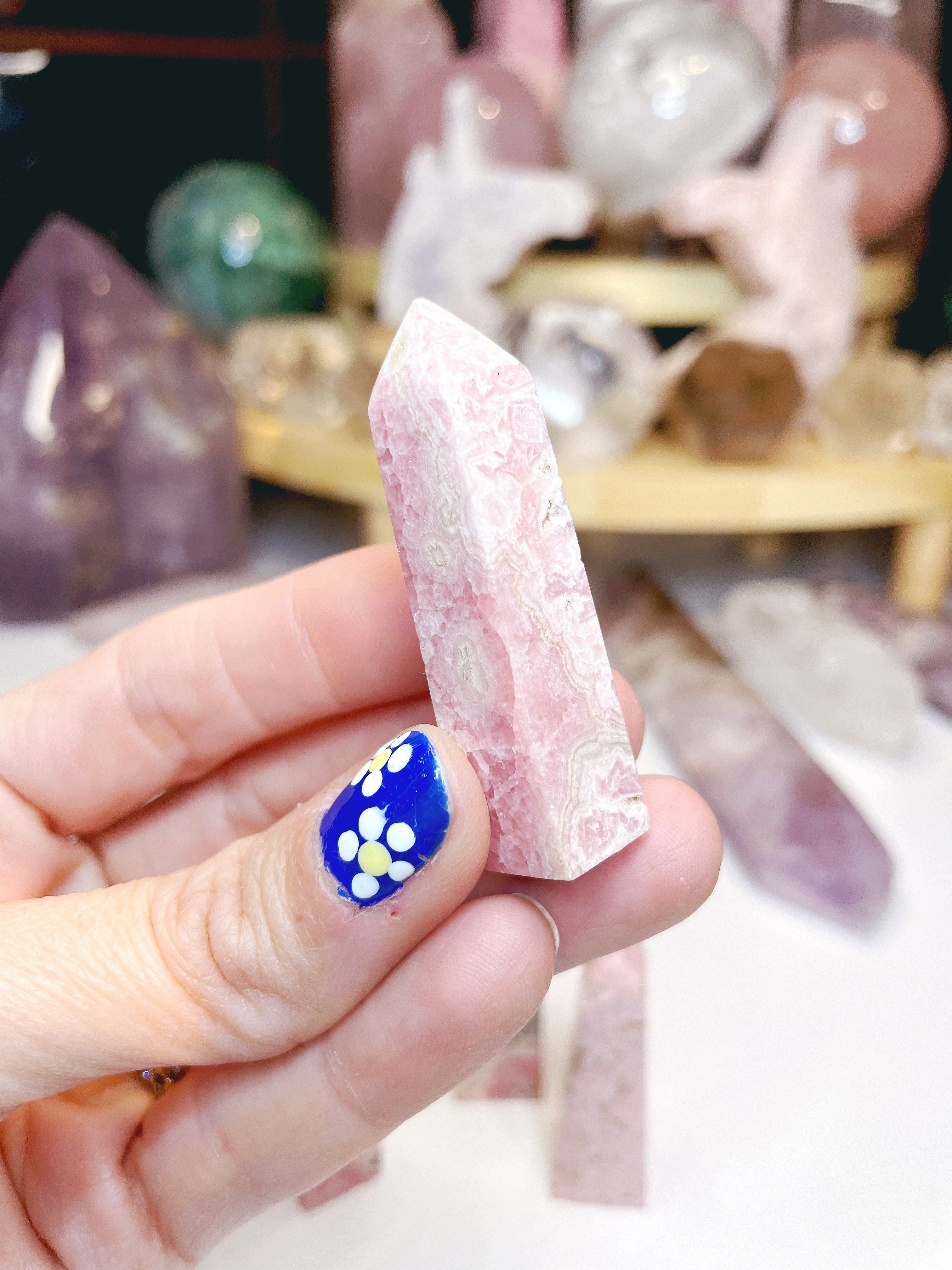 Rhodochrosite Obelisk - Baltic Mermaid