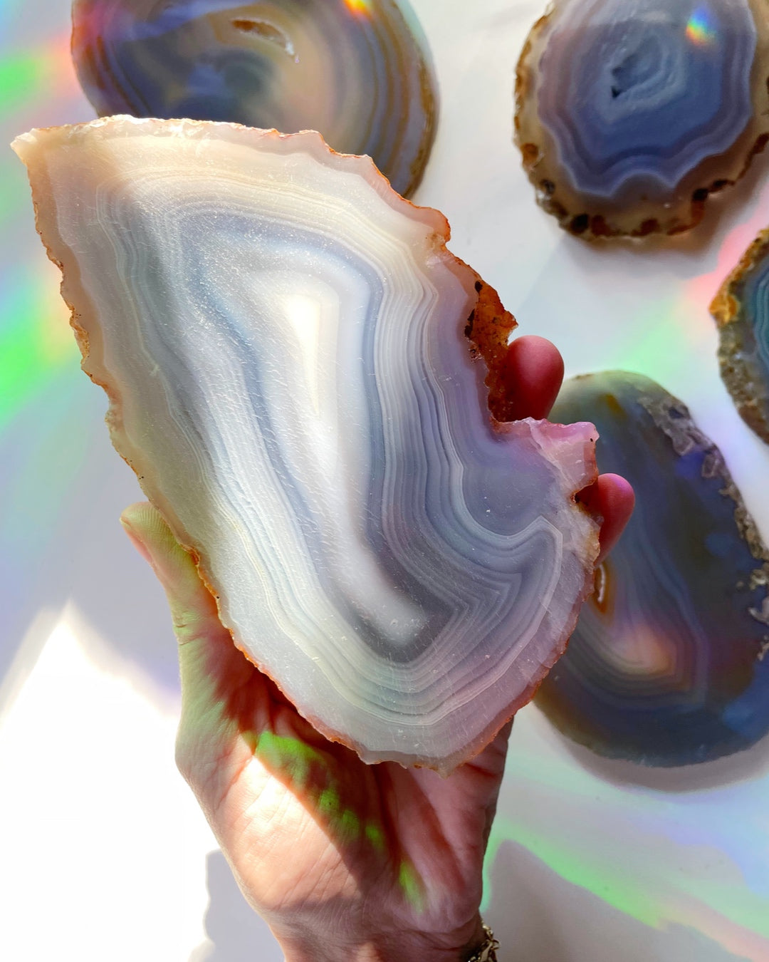 Banded Agate Slab - Baltic Mermaid