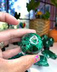 Malachite Carved Sphere