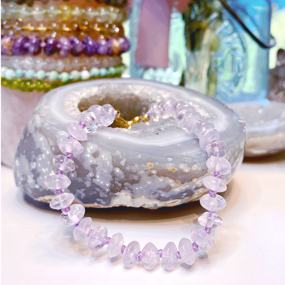 Light Amethyst Candy Bracelet