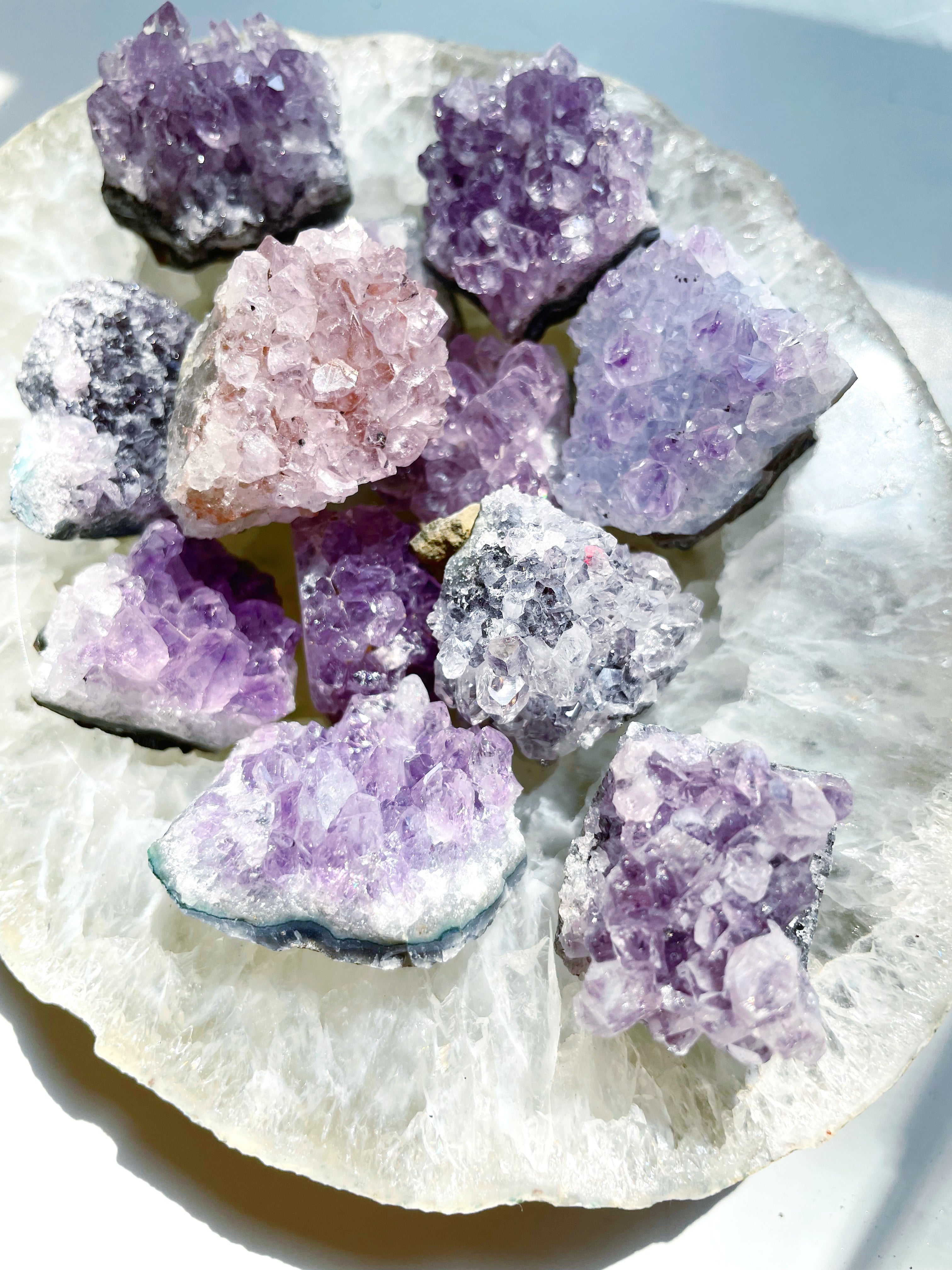 Mini Amethyst Clusters - Baltic Mermaid