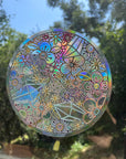 Floral Rainbow Prism Window Decal