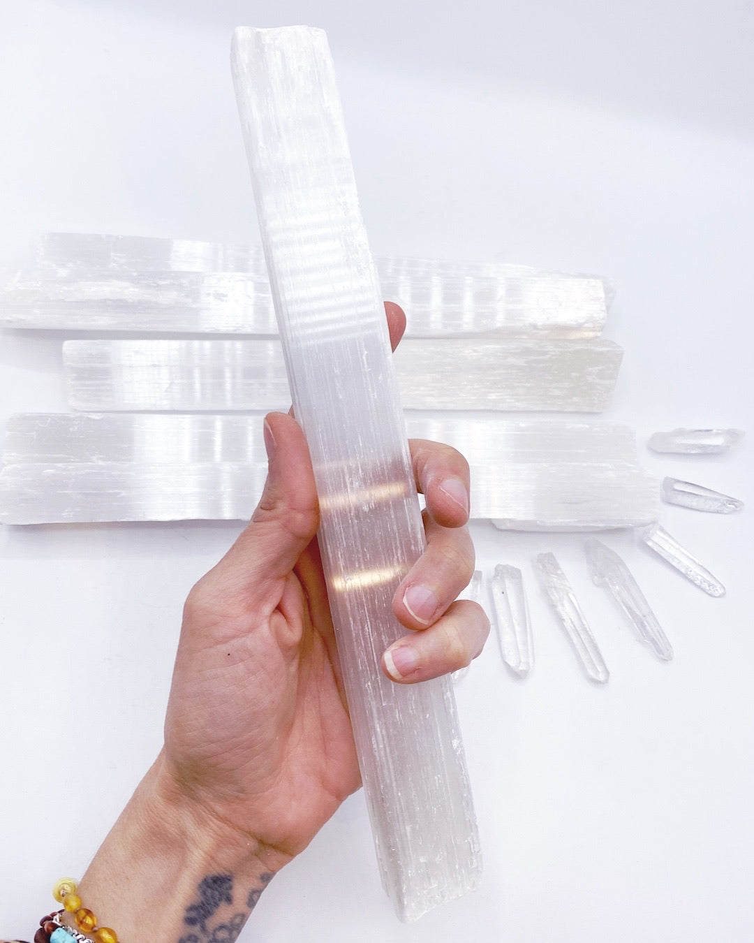 Selenite Wand - Large - Baltic Mermaid