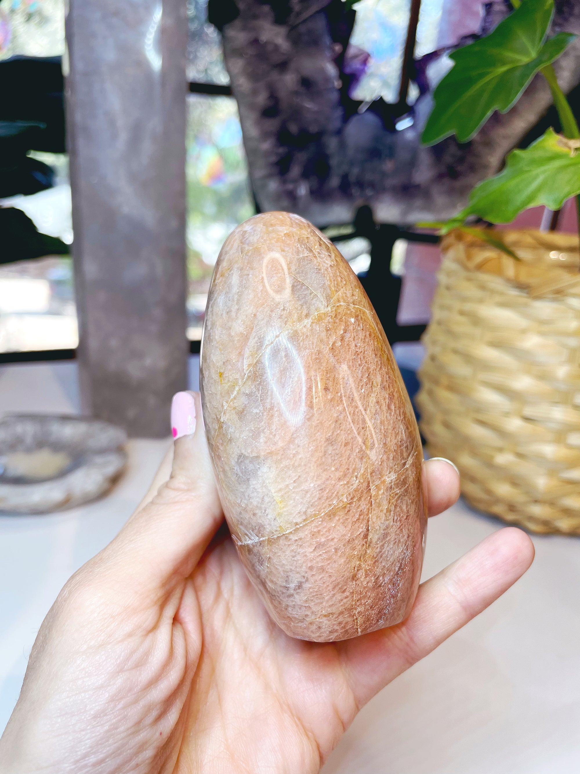 Peach Moonstone Freeform