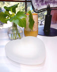 Selenite Heart Dish