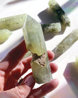 Prehnite with Epidote Lil Tower