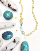 “MoonBeam” Baltic Amber & Gemstone Necklace - Baltic Mermaid