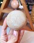 Peach Moonstone Spheres