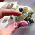 Prehnite with Epidote Tumbled Stones - Baltic Mermaid