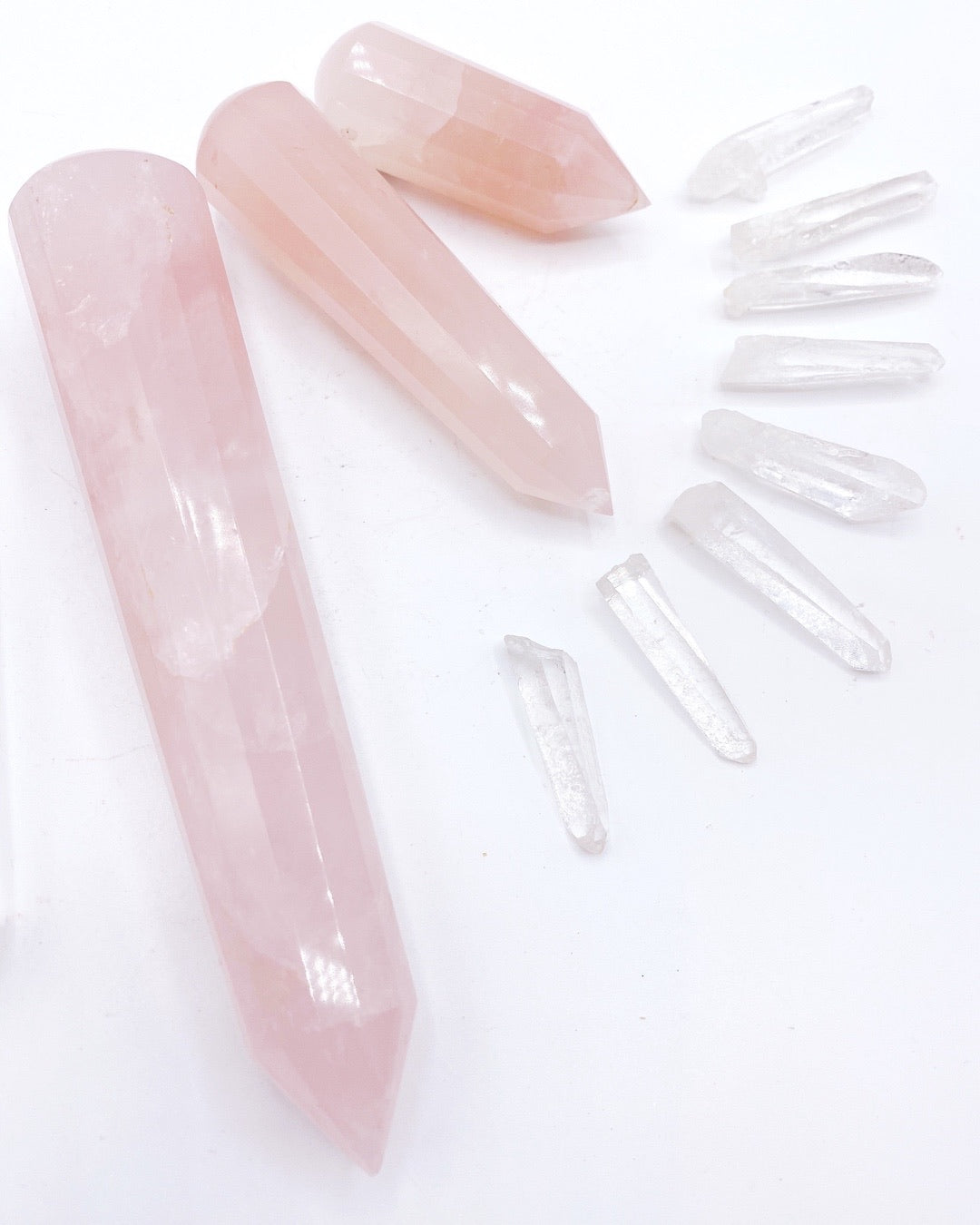Rose Quartz Wands - Baltic Mermaid