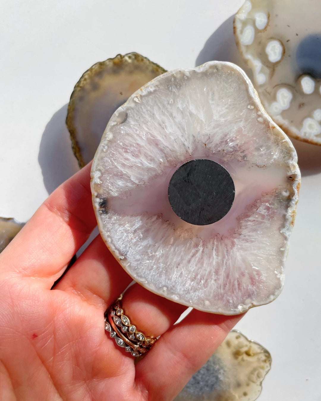 Agate Magnet Set G - Baltic Mermaid