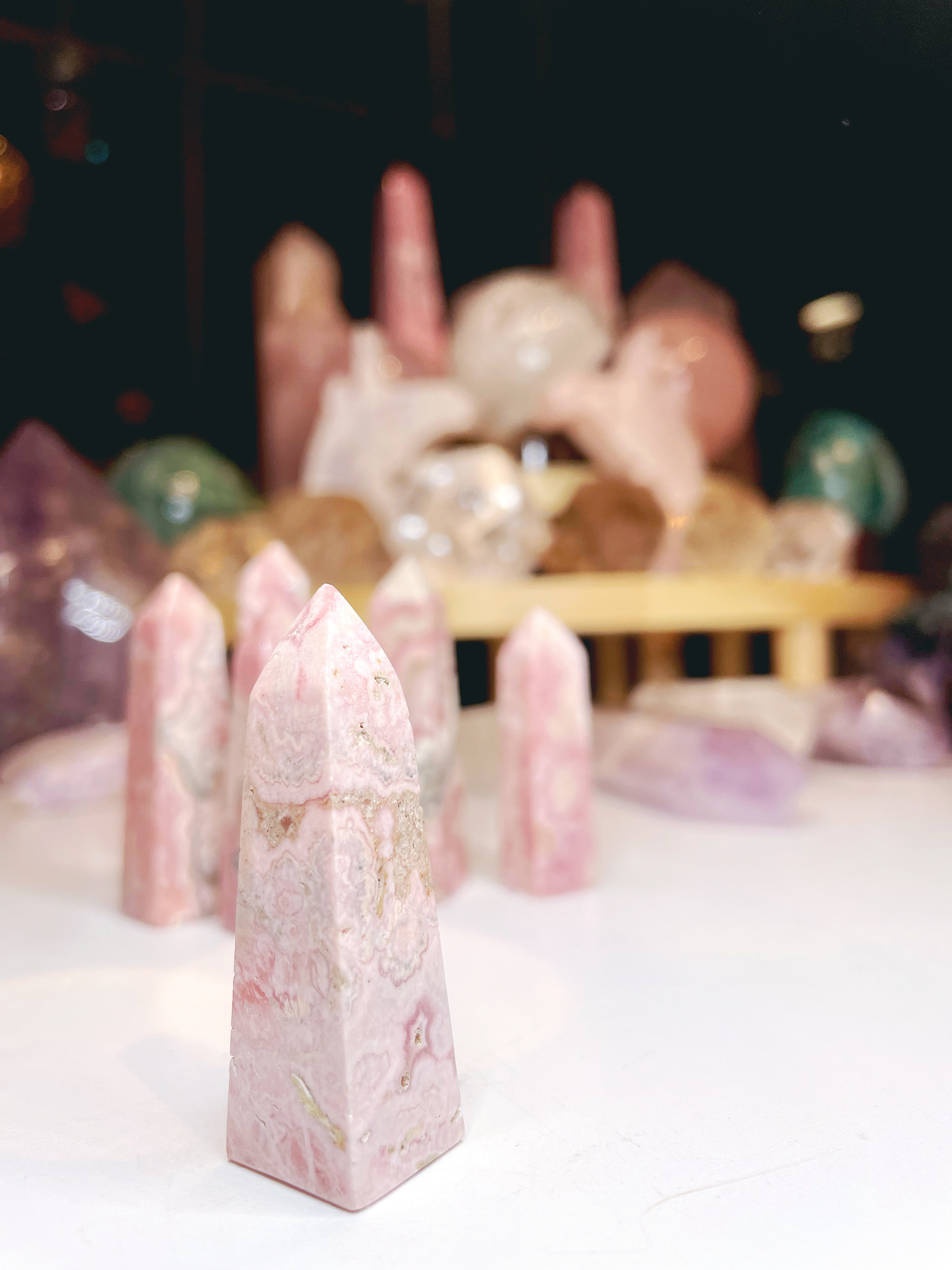 Rhodochrosite Obelisk - Baltic Mermaid