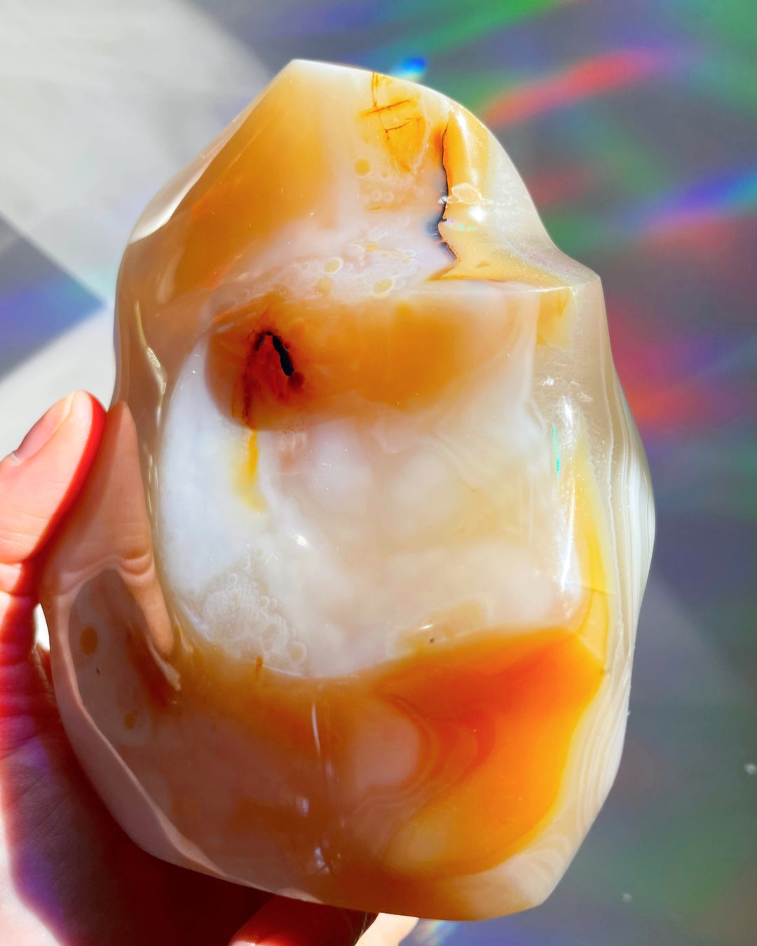 Flower Agate Flame - Baltic Mermaid