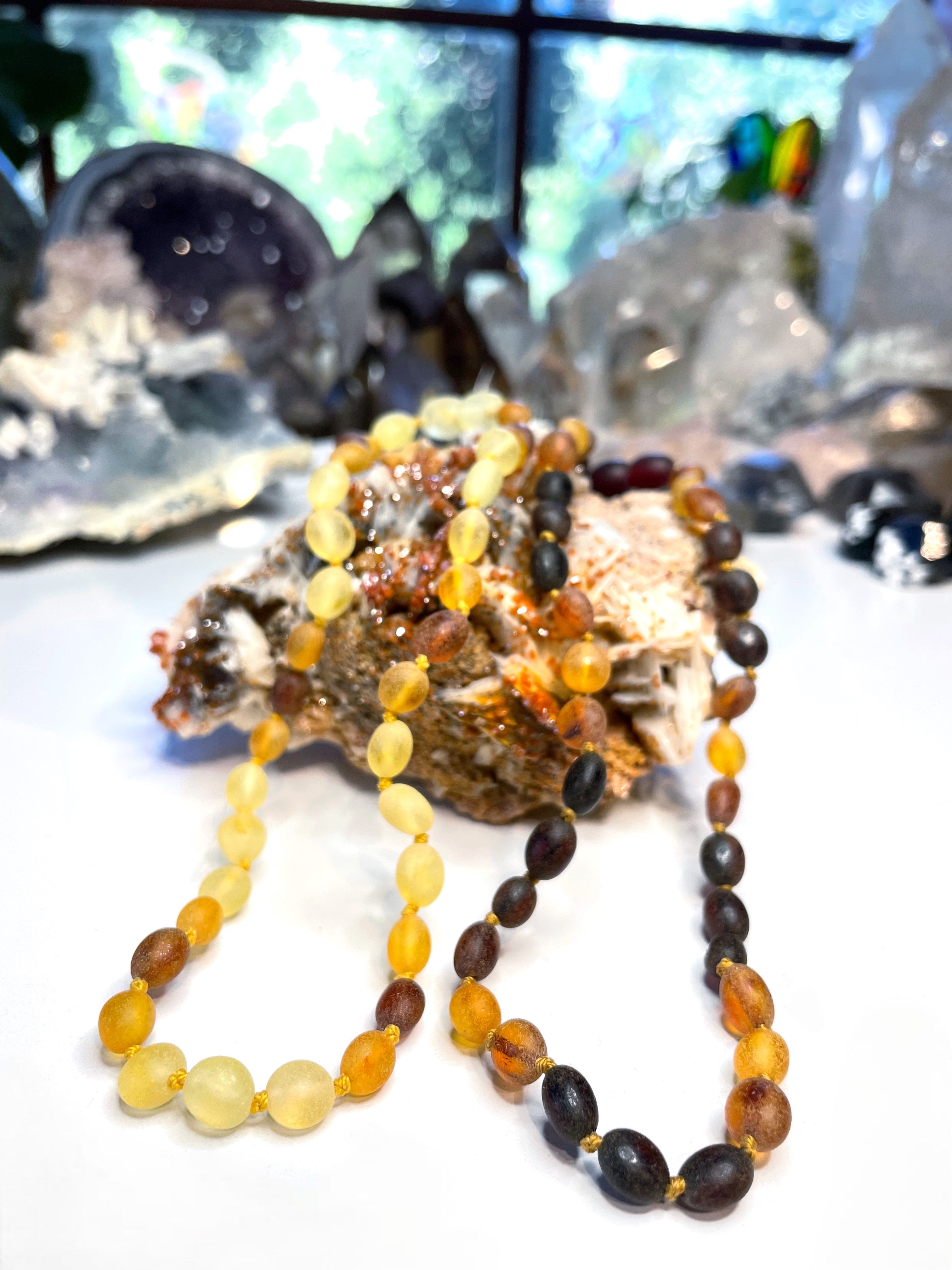 Calico Necklace - Unpolished - Baltic Mermaid