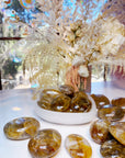 Golden Healer Quartz Palm Stones