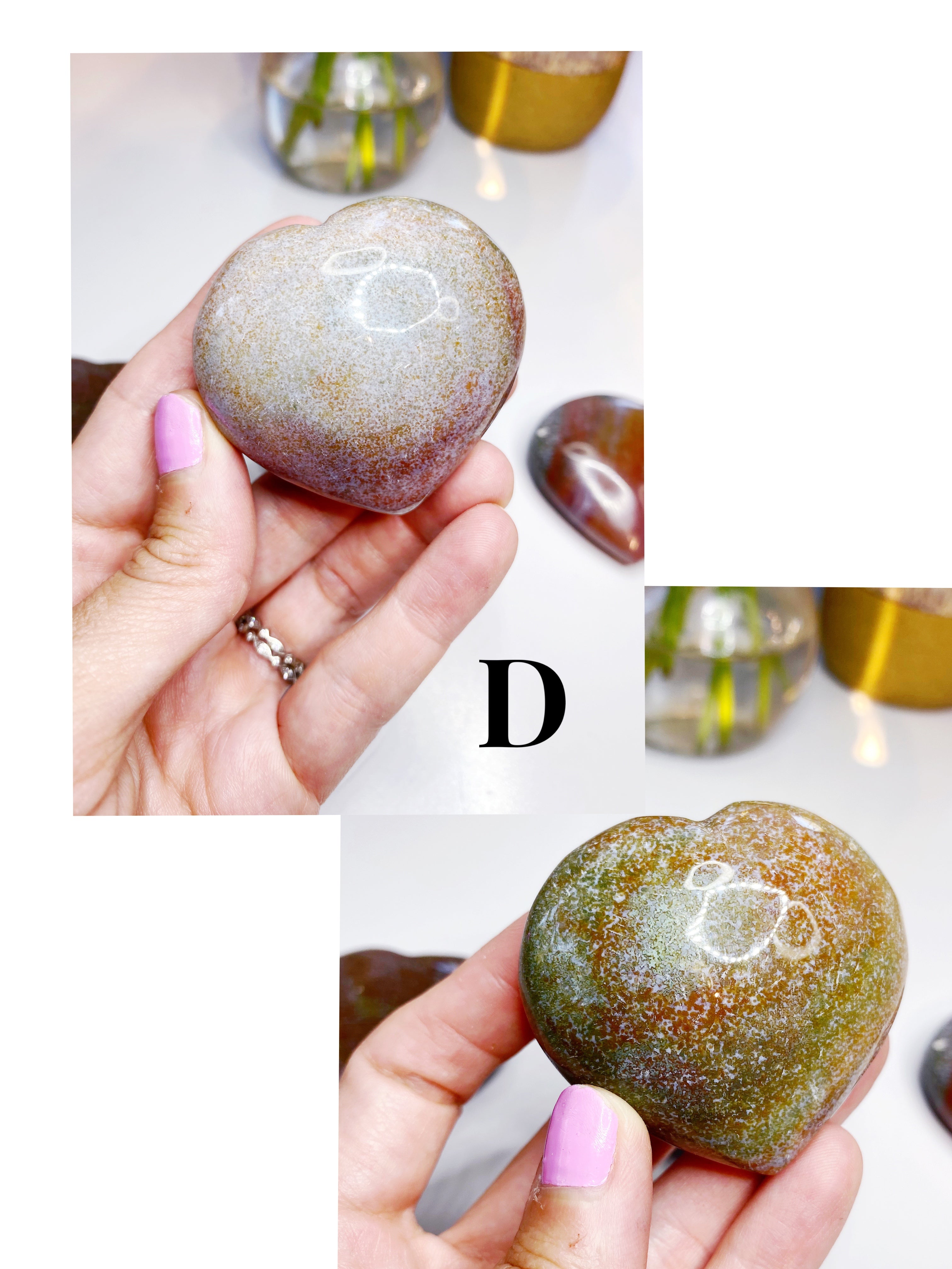 Ocean Jasper Hearts - Baltic Mermaid